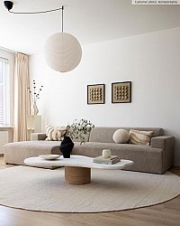 Kerek szőnyeg - Coastal (krém)