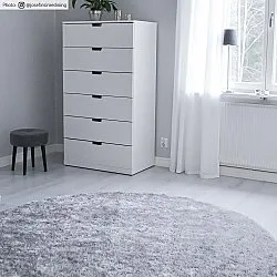 Kerek szőnyegek - Cosy (ezüst)