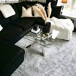 Shaggy szőnyeg - Aranga Super Soft Fur (szürke)