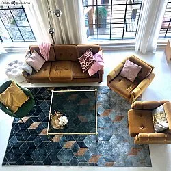 Wilton szőnyeg - Brigooda (kék)