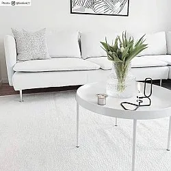 Kerek szőnyeg - Hamilton (fehér)