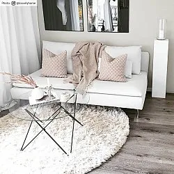 Kerek szőnyegek - Janjira (offwhite)