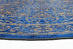 Kerek szőnyeg - Vinadio (kék/arany)