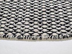 Kerek szőnyeg - Delly (fekete/fehér)
