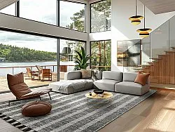 Farmer szőnyeg - Ally (fekete/törtfehér)