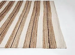 Rongyszőnyeg - Devli (bézs/fehér/fekete)