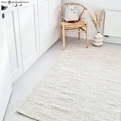 Gyapjúszőnyeg - Dhurry (természetes)