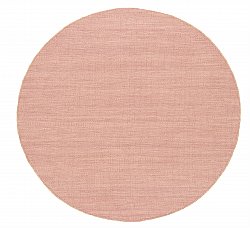 Kerek szőnyeg - Dhurry (rózsaszín)