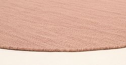 Kerek szőnyeg - Dhurry (rózsaszín)