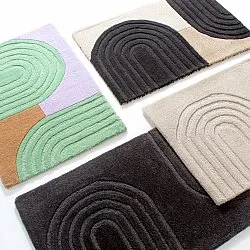 Lábtörlő - Sabri (fekete/multi)