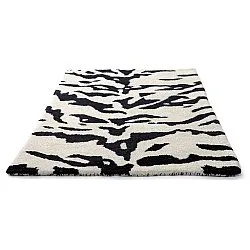 Lábtörlő - Zebra Tufted Wool Premium (fehér/fekete)