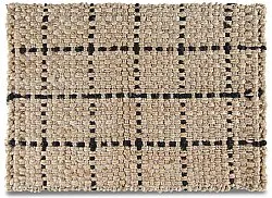 Lábtörlő - Esther (természetes/fekete)