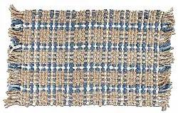 Lábtörlő - River (természetes/kék)