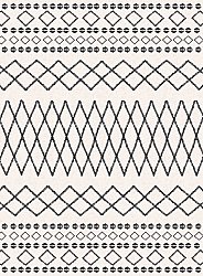 Wilton szőnyeg - Safi (fekete/fehér)