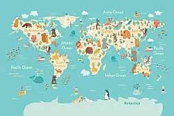 Gyermek szőnyeg - Atlas Teddybear (rosa)