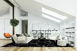 Wilton szőnyeg - Vieste (fekete/fehér)