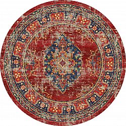 Kerek szőnyeg - Soussi (piros/többszínű)