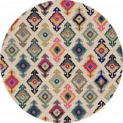 Kerek szőnyeg - Isparta (többszínű)