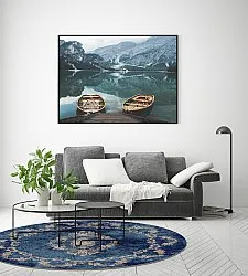 Kerek szőnyeg - Taknis (kék)