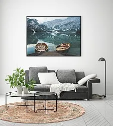 Kerek szőnyeg - Douz (piros/többszínű)