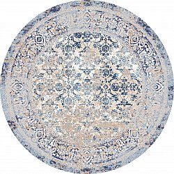 Kerek szőnyeg - Denizli (kék)
