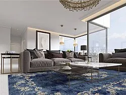 Wilton szőnyeg - Taknis (kék)