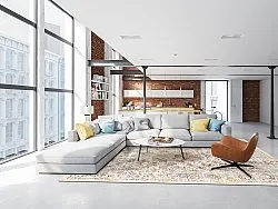 Wilton szőnyeg - Douz (kék/többszínű)