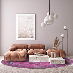 Kerek szőnyeg - Gombalia (rózsaszín)