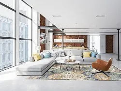 Wilton szőnyeg - Bohemia (kék/többszínű)