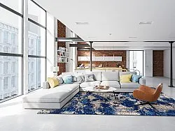 Wilton szőnyeg - Temima (kék)