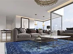 Wilton szőnyeg - Gombalia (kék)