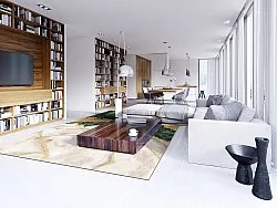 Wilton szőnyeg - Padova (zöld/fehér/arany)