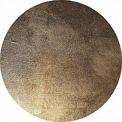 Kerek szőnyeg - Oristano (barna/arany)