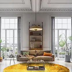 Kerek szőnyeg - Salitto (arany)