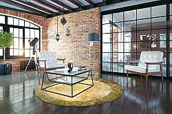 Kerek szőnyeg - Campana (bezs/sárga)