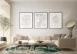 Kerek szőnyeg - Tamalous (bezs/zöld)