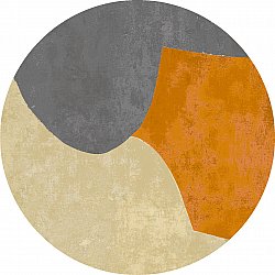 Kerek szőnyeg - Lazio (szürke/többszínű)