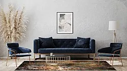 Wilton szőnyeg - Trepito (barna/kék/többszínű)