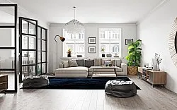 Wilton szőnyeg - Zuani (sötétkék)