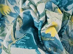 Asztalterítők - Pamut terítő Cutie (kék)