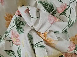 Asztalterítők - Pamut terítő Dahlia (narancssárga)