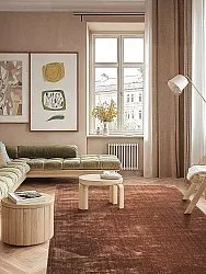 Recycled PET with viscose look (barna)