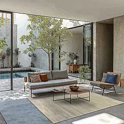 Recycled PET with viscose look (mentazöld)