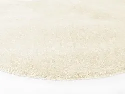 Rund matta - Recycled PET with viscose look (offwhite)