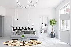 Kerek szőnyeg - Evisa (többszínű)