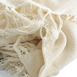 Takarók - Veya cotton throw (krém)
