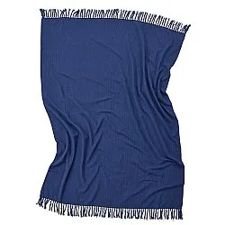 Takarók - Veya cotton throw (sötétkék)