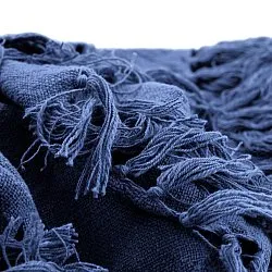 Takarók - Veya cotton throw (sötétkék)