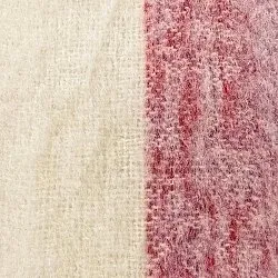 Takarók - Gyapjúkeverék pléd - Beatriz Stripe (piros/fehér)
