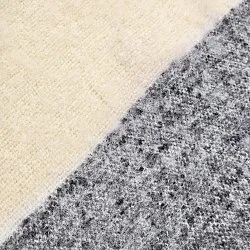 Takarók - Gyapjúkeverék pléd - Beatriz Stripe (fekete/fehér)